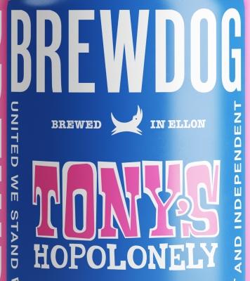 BrewDog Tony's Hopolonely bier etiket